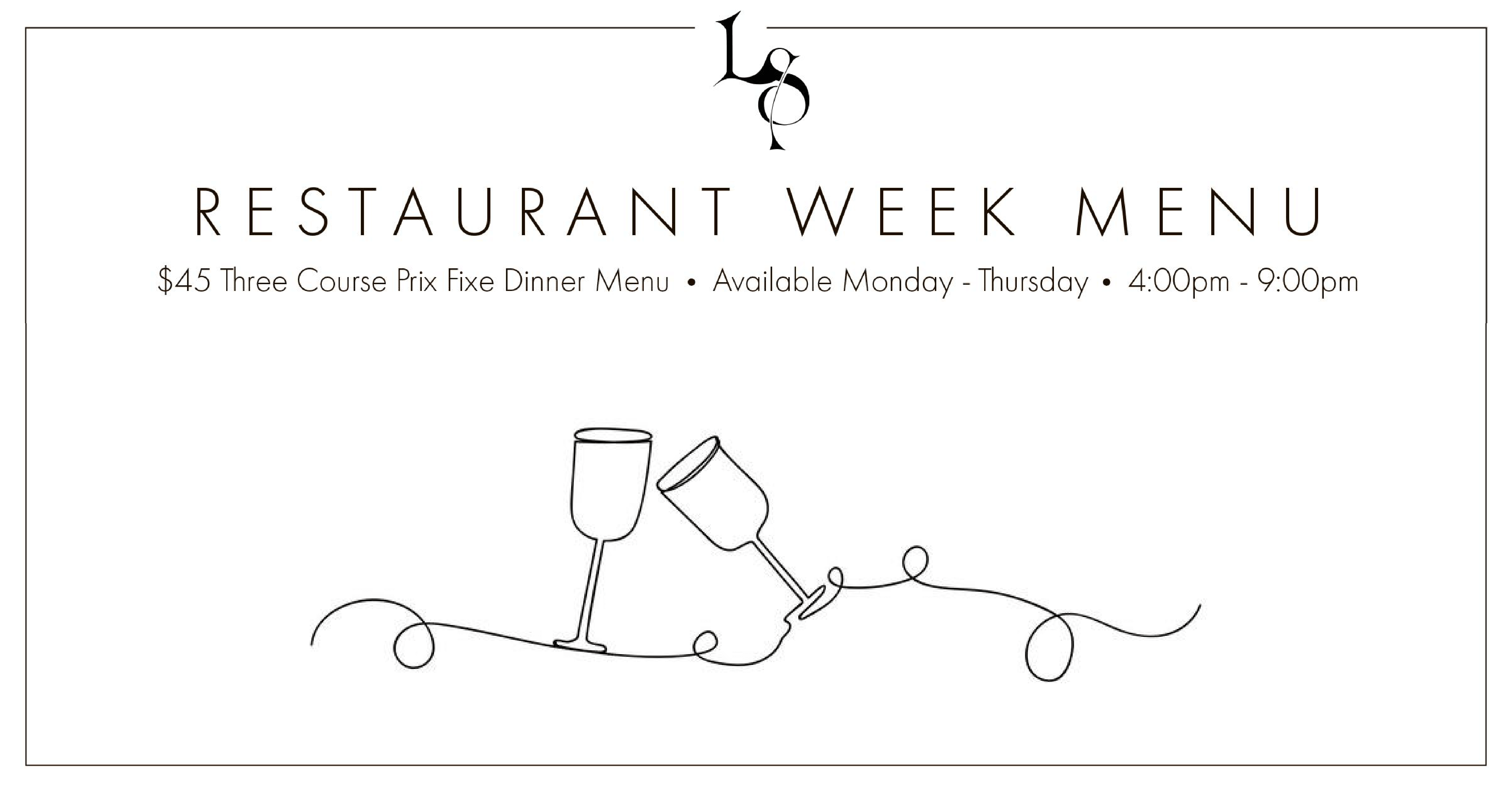 Restaurant Week: Dinner