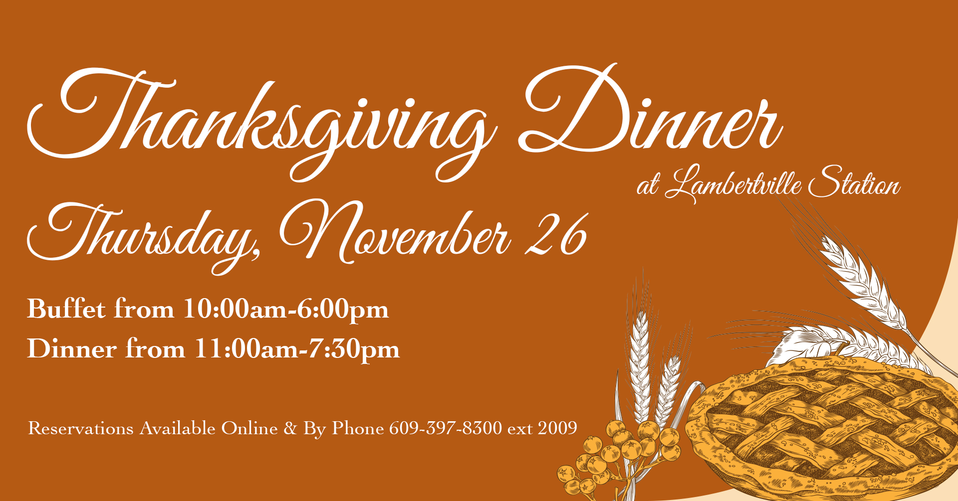 Thanksgiving Buffet and  Dinner